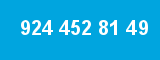 924 452 81 49 924 452 81 49